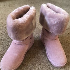 Pink Lamo Boots